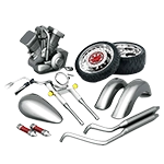Pièces et accessoires pour deux-roues et quads